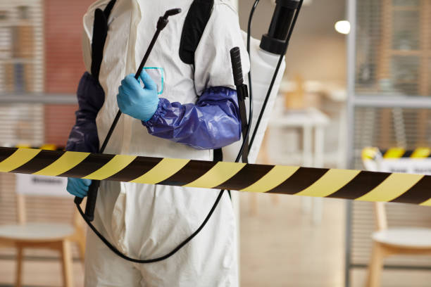 Professional Biohazard Cleanup technician working in Marion, TX